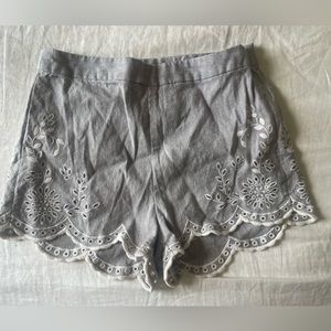Free people Linen Shorts